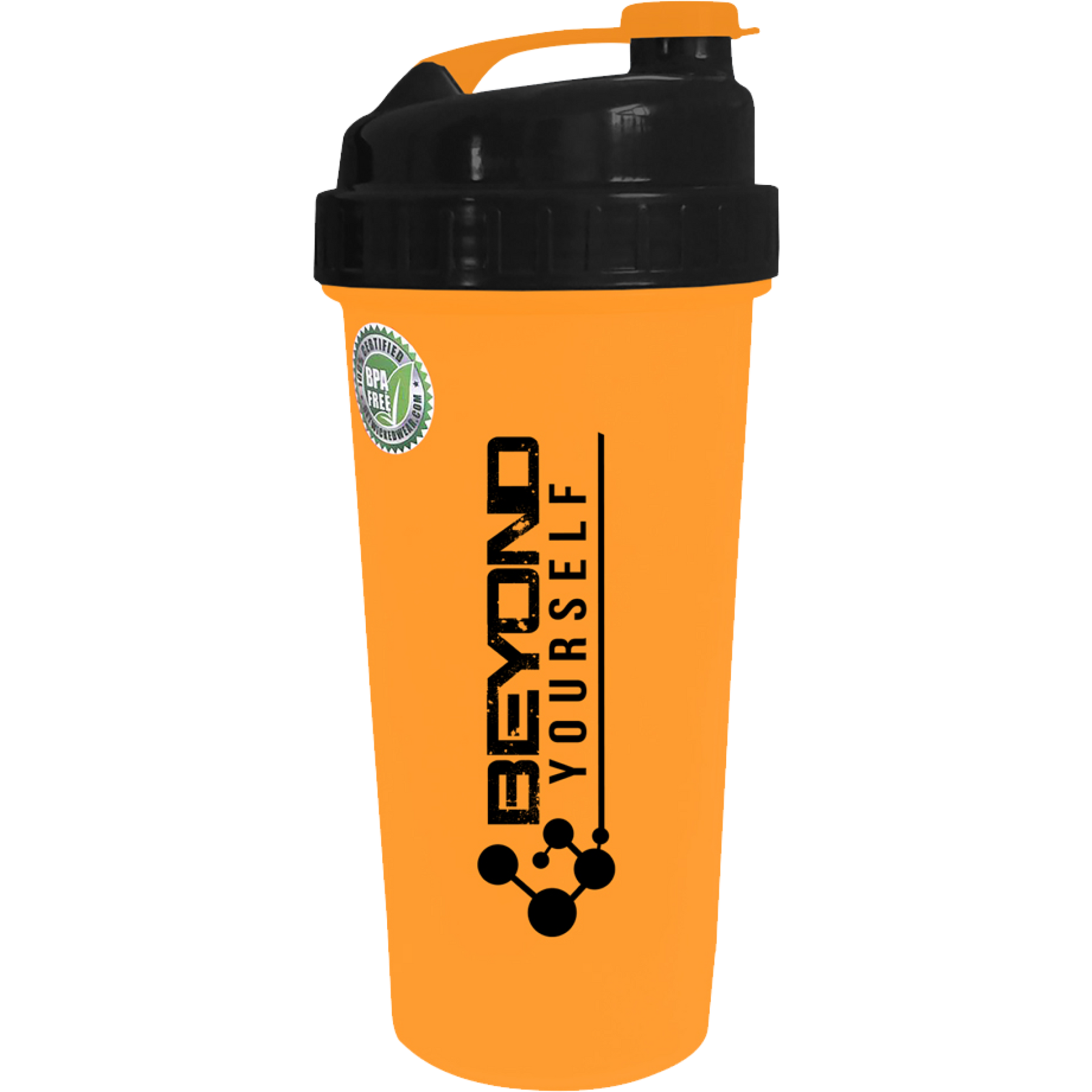 Shaker Bottle in Dark Orange(Other Color-Style Available) - A Small Cup  Printed Scale Marks of 12 OZ…See more Shaker Bottle in Dark Orange(Other